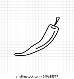 Chili pepper icon