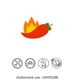 Chili pepper icon