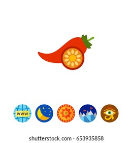 Chili pepper icon