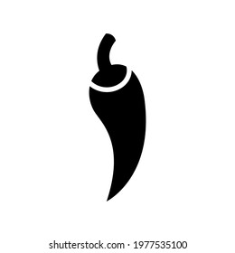 chili pepper icon or logo isolated sign symbol vector illustration - high quality black style vector icons
