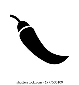 chili pepper icon or logo isolated sign symbol vector illustration - high quality black style vector icons
