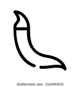chili pepper icon or logo isolated sign symbol vector illustration - high quality black style vector icons
