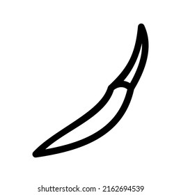 chili pepper icon or logo isolated sign symbol vector illustration - high quality black style vector icons
