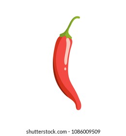 chili pepper icon, spicy vegetable illustration, spicy mexican food