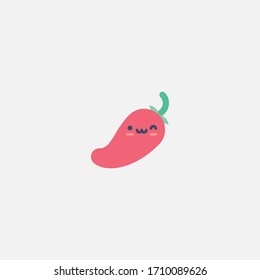 chili pepper icon vector illustrator sign
