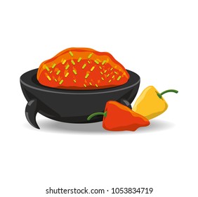 chili pepper mexican traditional food 
