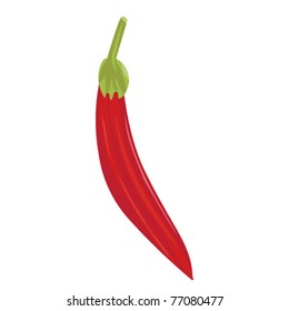chili pepper - no gradients