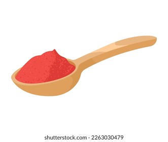 chili pepper powder in spoon icon