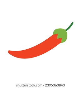 Icono Plano De Vector Chili Pepper Para Uso Personal Y Comercial.
