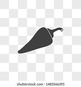 Chili pepper vector icon in modern design style for web site and mobile app