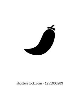 chili pepper vector icon. chili pepper sign on white background. chili pepper icon for web and app