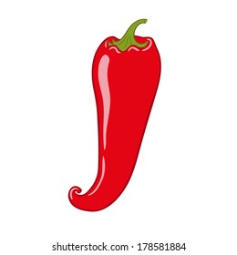 Chili pepper. Vector illustration