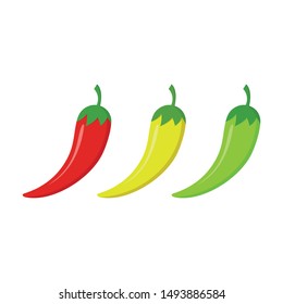 Chili Pepper Vector Illustration Isolated 260nw 1493886584 