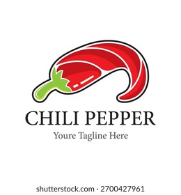 Chilischoten Vektor Logo Design