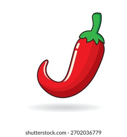 Chilischoten Vektor Logo Design