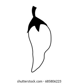 chili pepper vegetable icon image 