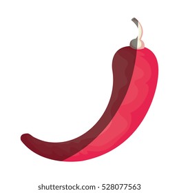 chili pepper vegetable isolated icon