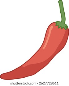 Chili peppers among healthy and fresh vegetables