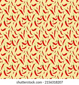 Chili peppers seamless pattern, red peppers pattern, chili peppers flat illustration, spicy peppers illustration,  spicy pattern, red flat illustration, chili set