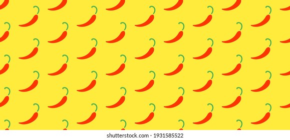 pimientos chile sin soldadura. Textura para el fondo de comida mexicana. ilustración vectorial