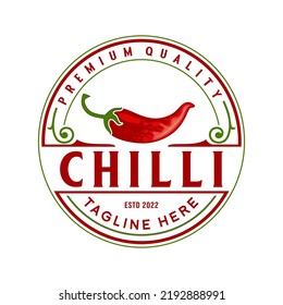 Chili Sauce Vector Design Logo Hot Stock Vector (Royalty Free ...