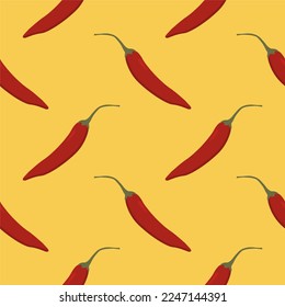 chili perfecta ilustración vectorial pettern.