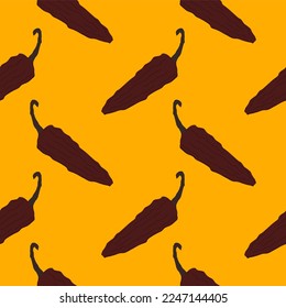 chili seamless pettern vector illustration.