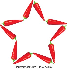 chili with star shape