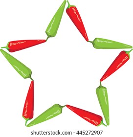 chili with star shape