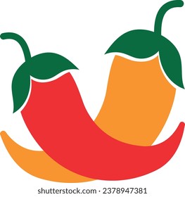 diseño de icono vector de símbolo chili
