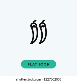 Chili vector icon