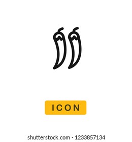 Chili vector icon
