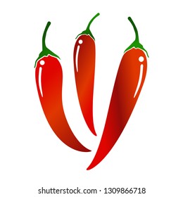 chili vector illustration