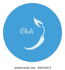
Chili.
Vector - chili pepper symbol.