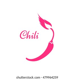 
Chili.
Vector - chili pepper symbol.