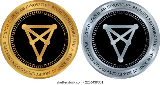 chiliz-chz coin vector illustrations. 3d illustration