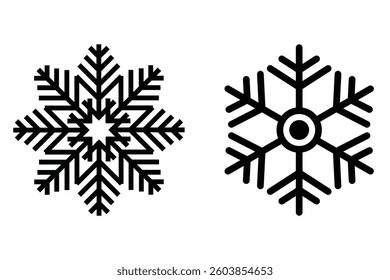 Chill  Frost Snowflake Logo  Cool Weather Emblem