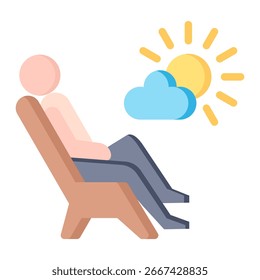 Chill Icon Element For Design