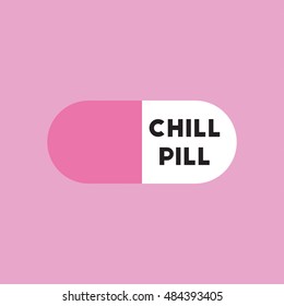 Chill pill pink health care