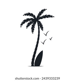 Chill and solitary moment on the beach. Editable, resizable, vector illustration.

