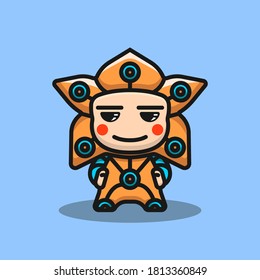 CHILL STARFISH BOTE CUTE CHARACTER ILUSTRATOR
