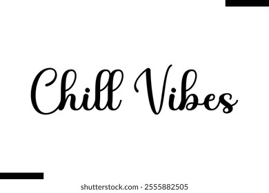 Chill Vibes christmas snowman quotes text typography