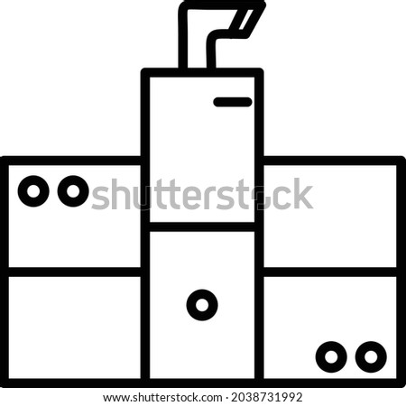 Chiller Vector Line Icon Design
