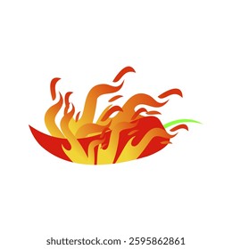 Chilli Hot Logo Template Design Vector