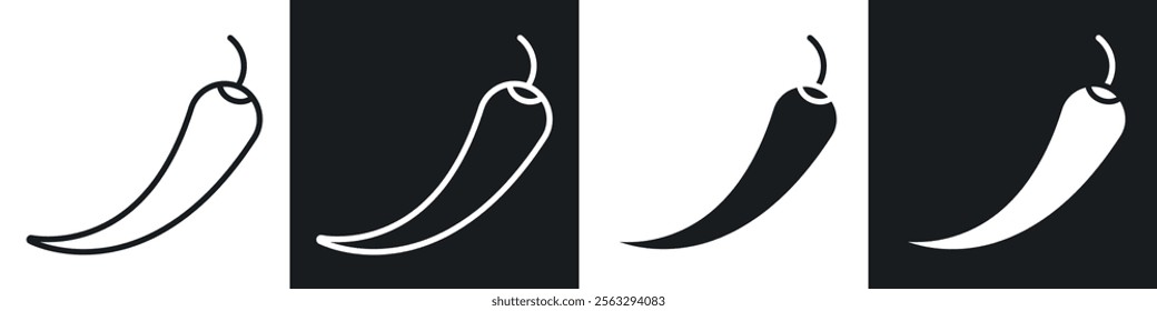 Chilli icon pack for app and website ui designs.