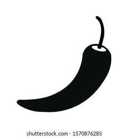 Chilli icon vector illustration logo template for many purpose. Isolated on white background