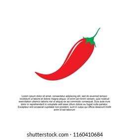 chilli logo design vector illustration