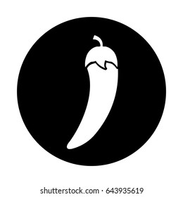 chilli pepper fresh vegetable icon