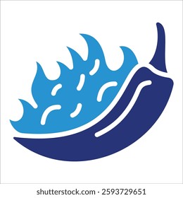 Chilli Pepper Icon Element For Design