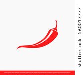 chilli, pepper, icon. One of set web icons